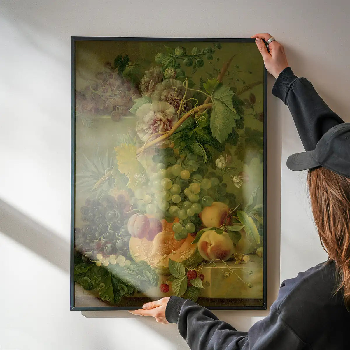 Fruit & Flowers by Albertus Jonas Brandt Still Life Painting