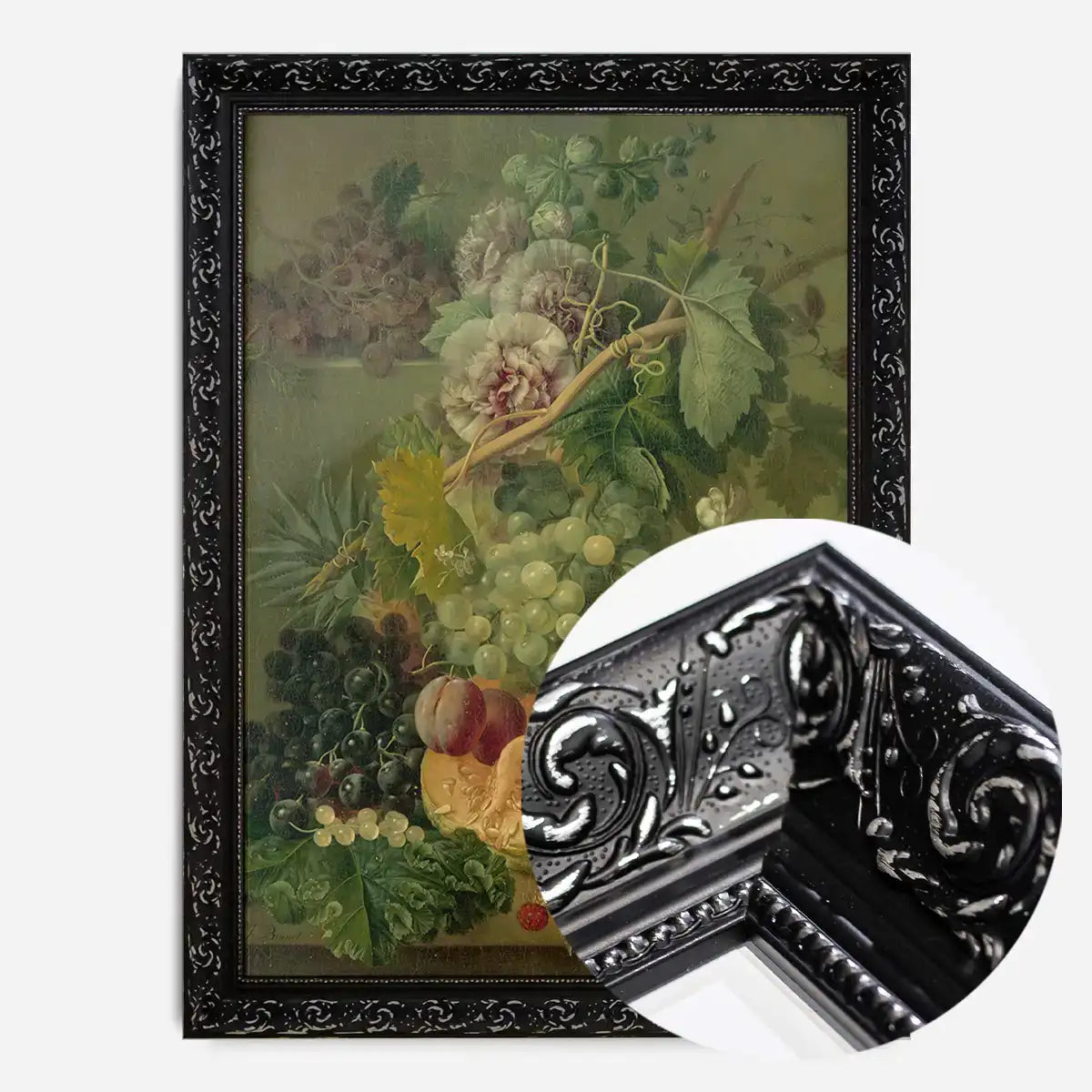 Fruit & Flowers by Albertus Jonas Brandt Still Life Painting