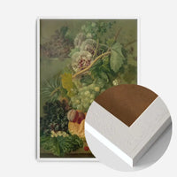 Fruit & Flowers by Albertus Jonas Brandt Still Life Painting