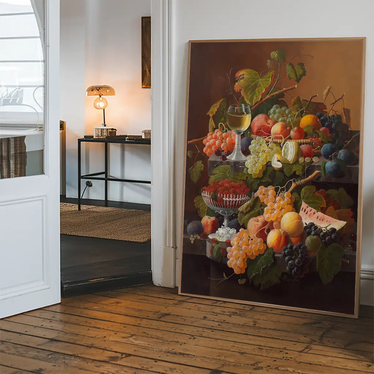 Fruit by Severin Roesen Still Life Painting