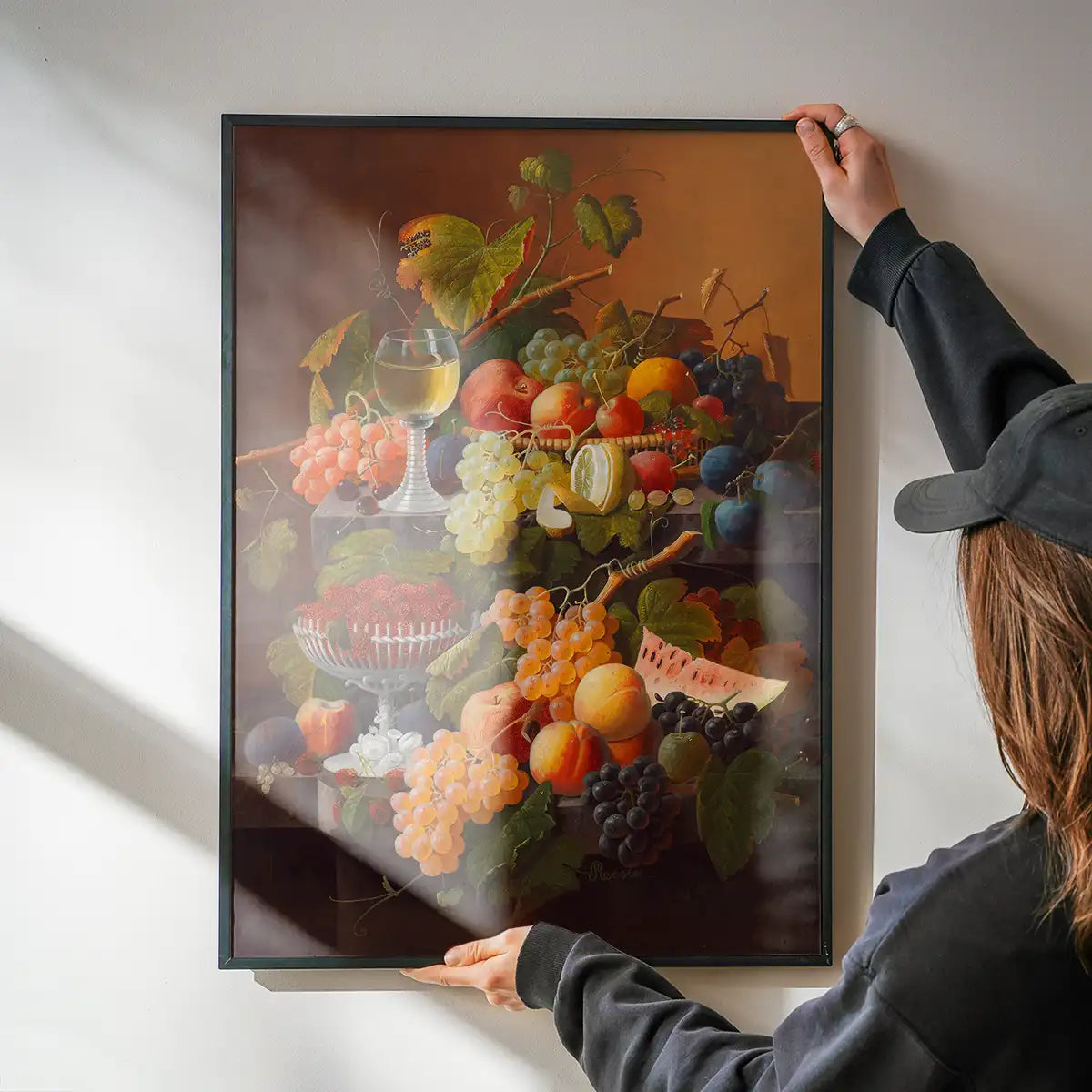 Fruit by Severin Roesen Still Life Painting