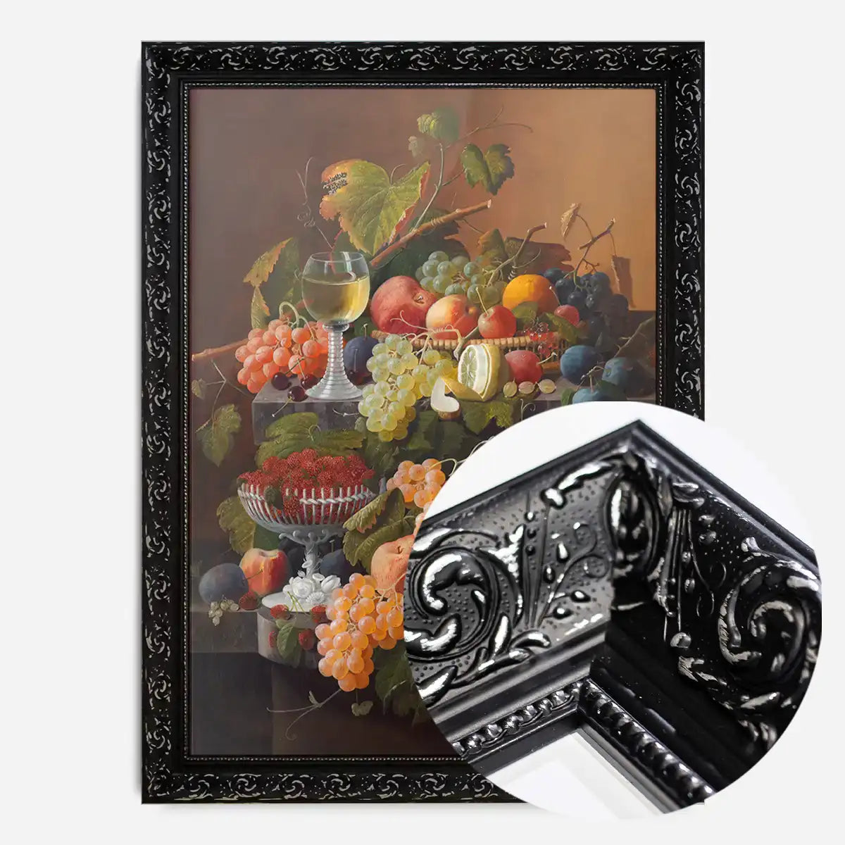 Fruit by Severin Roesen Still Life Painting