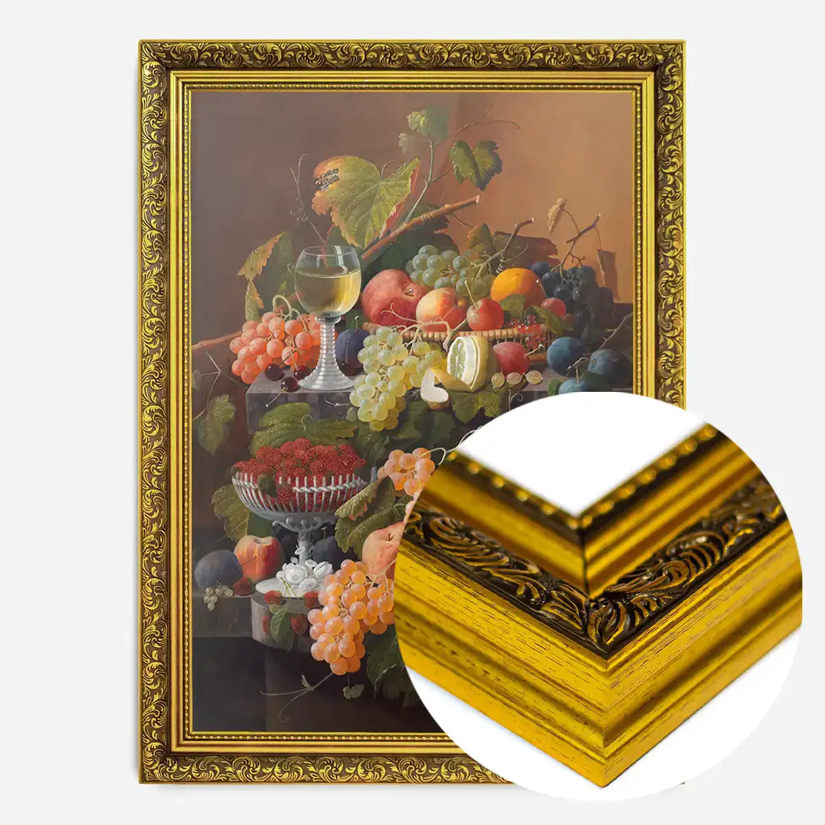 Fruit by Severin Roesen Still Life Painting