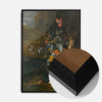 Flowers & Butterflies by Rachel Ruysch Still Life Painting