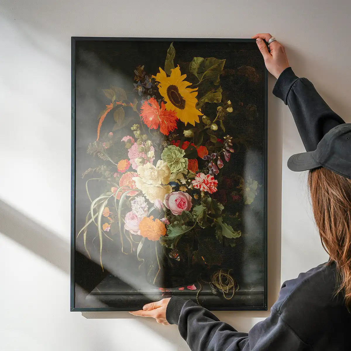 Roses & Carnations by Maria van Oosterwijck Still Life Painting