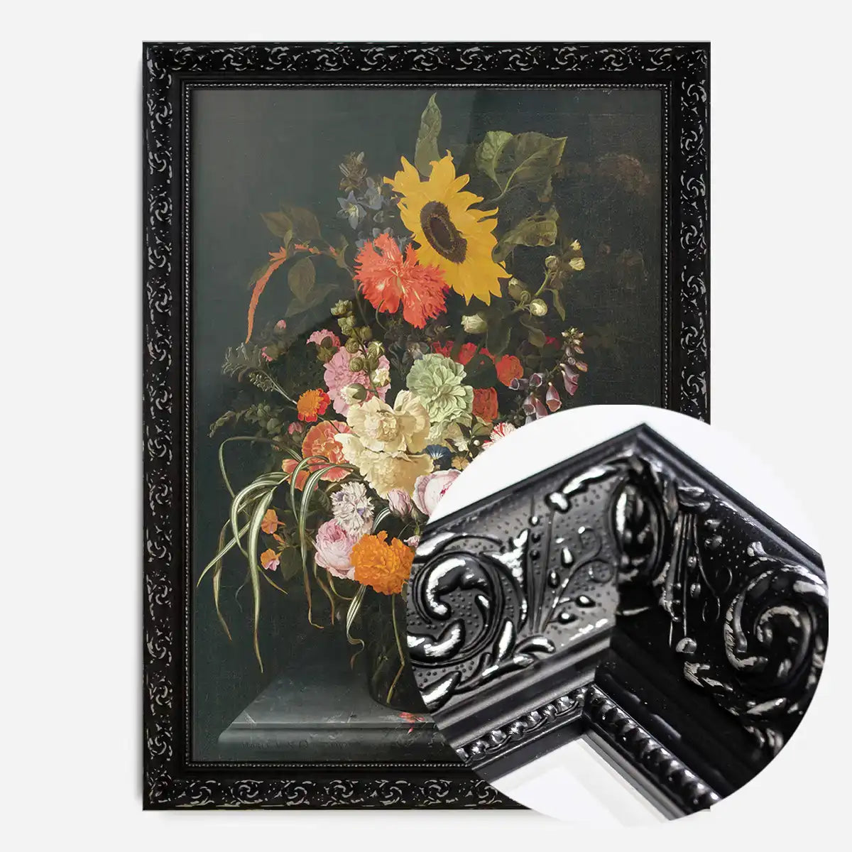 Roses & Carnations by Maria van Oosterwijck Still Life Painting