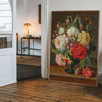 Flowers by Christian Juel Möllback Still Life Painting
