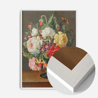 Flowers by Christian Juel Möllback Still Life Painting