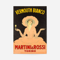 Vermouth Blanco Martini Vintage Alcohol Poster Print