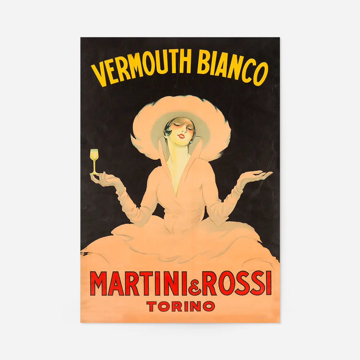 Vermouth Blanco Martini Vintage Alcohol Poster Print