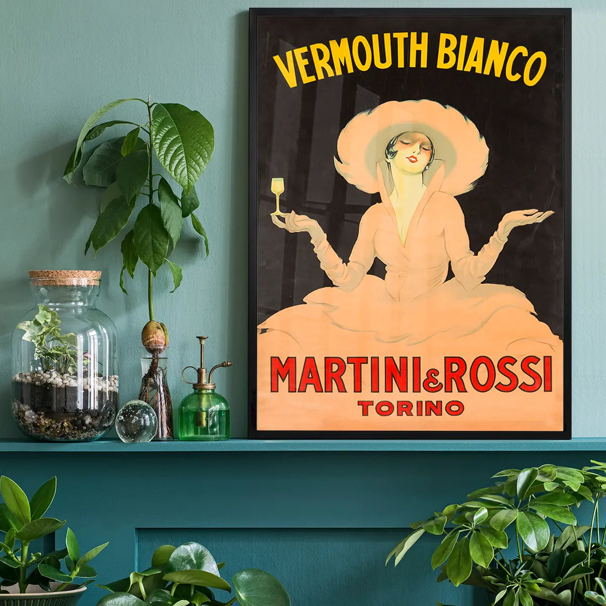 Vermouth Blanco Martini Vintage Alcohol Poster Print