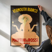 Vermouth Blanco Martini Vintage Alcohol Poster Print
