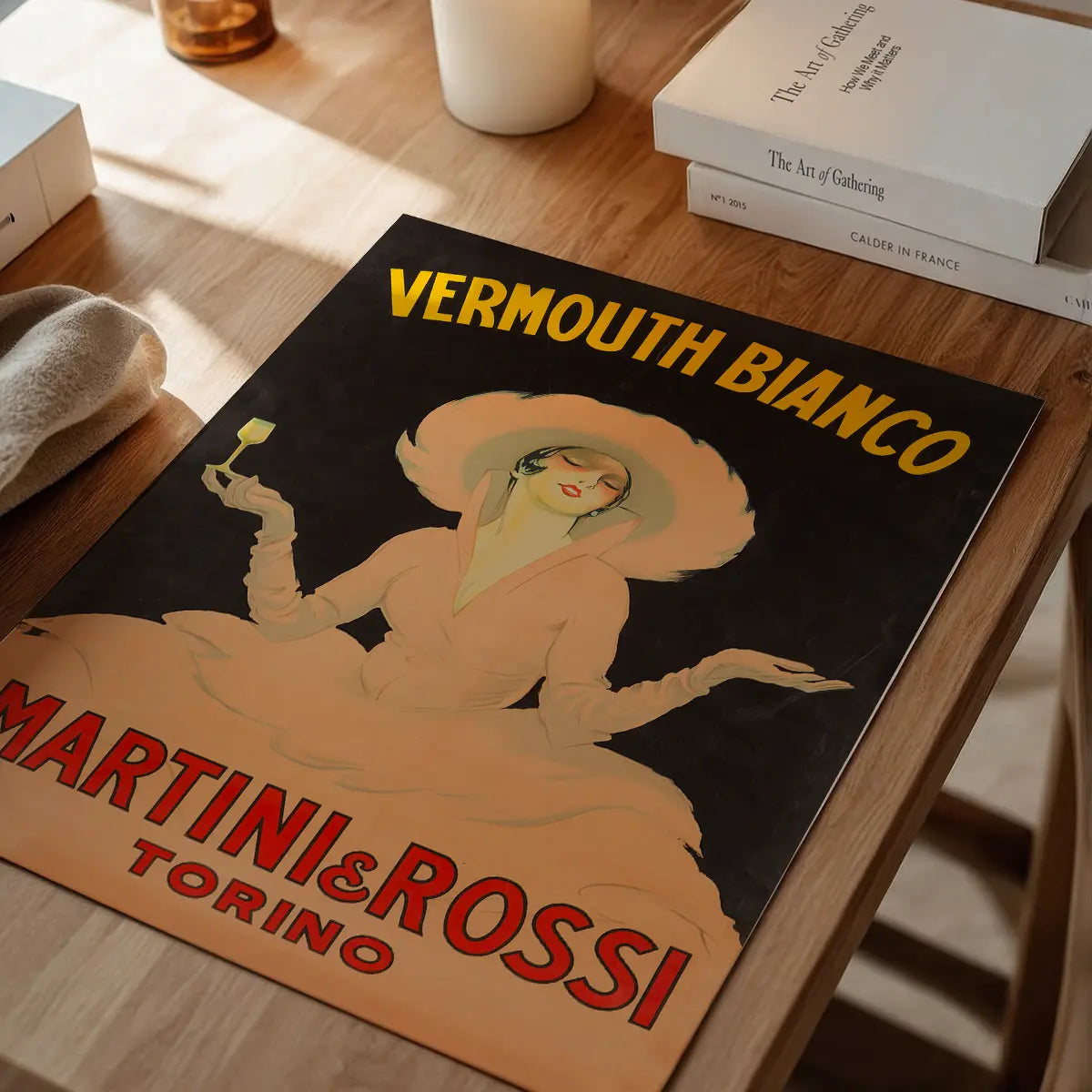 Vermouth Blanco Martini Vintage Alcohol Poster Print