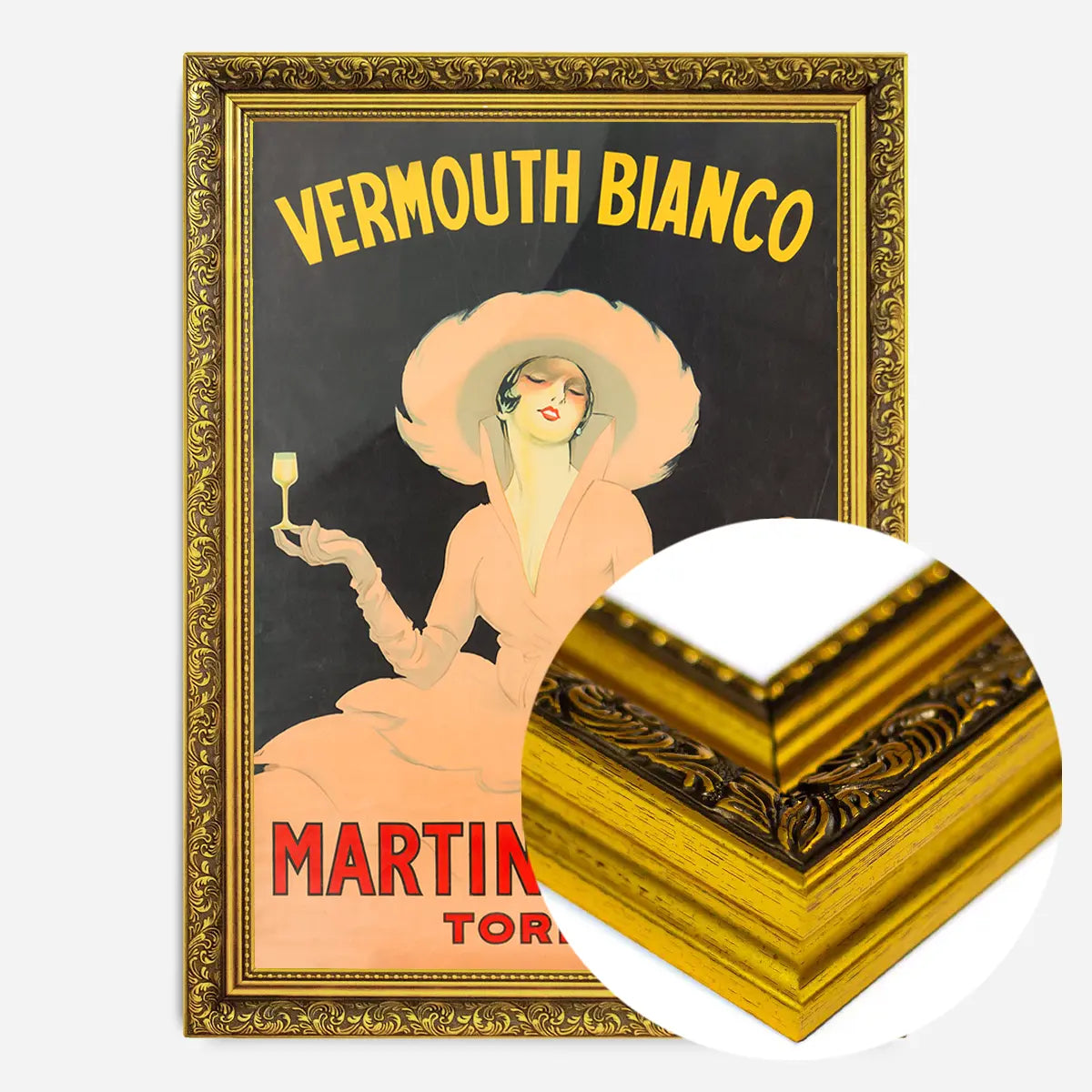 Vermouth Blanco Martini Vintage Alcohol Poster Print