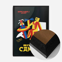 Bitter Campari Black & Yellow Poster Print