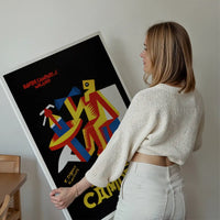 Bitter Campari Black & Yellow Poster Print