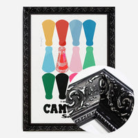 Campari Soda Coloured Bottles Poster Print