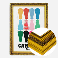 Campari Soda Coloured Bottles Poster Print