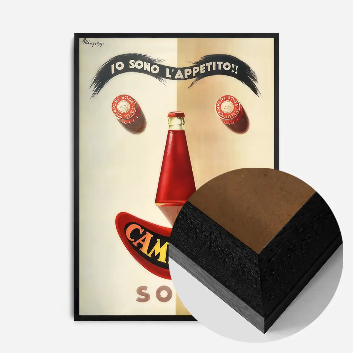 Campari Face Poster Print