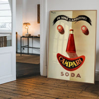 Campari Face Poster Print