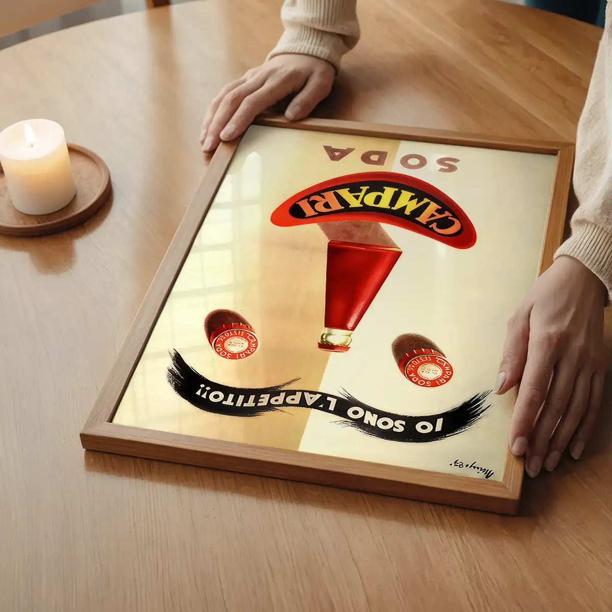 Campari Face Poster Print