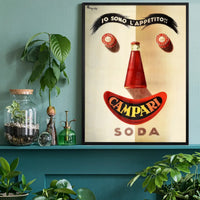 Campari Face Poster Print