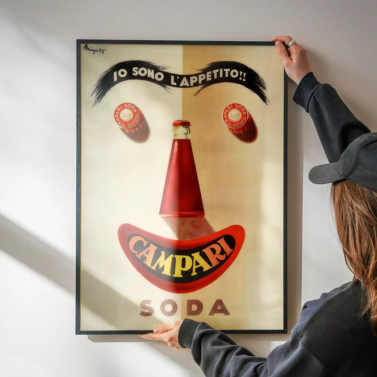 Campari Face Poster Print