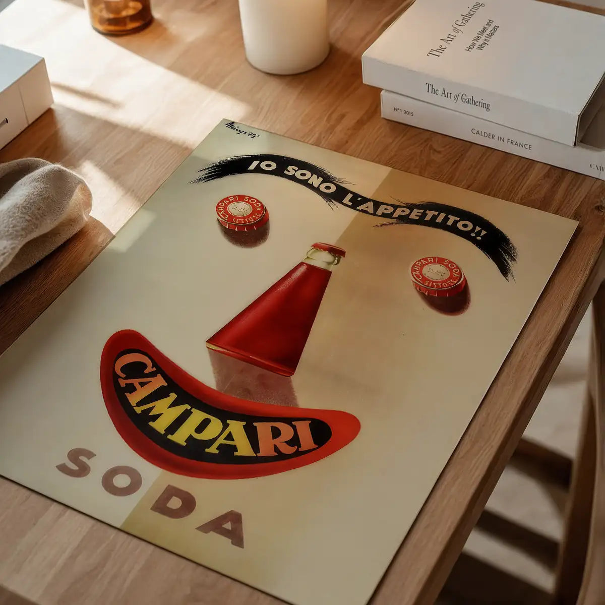 Campari Face Poster Print