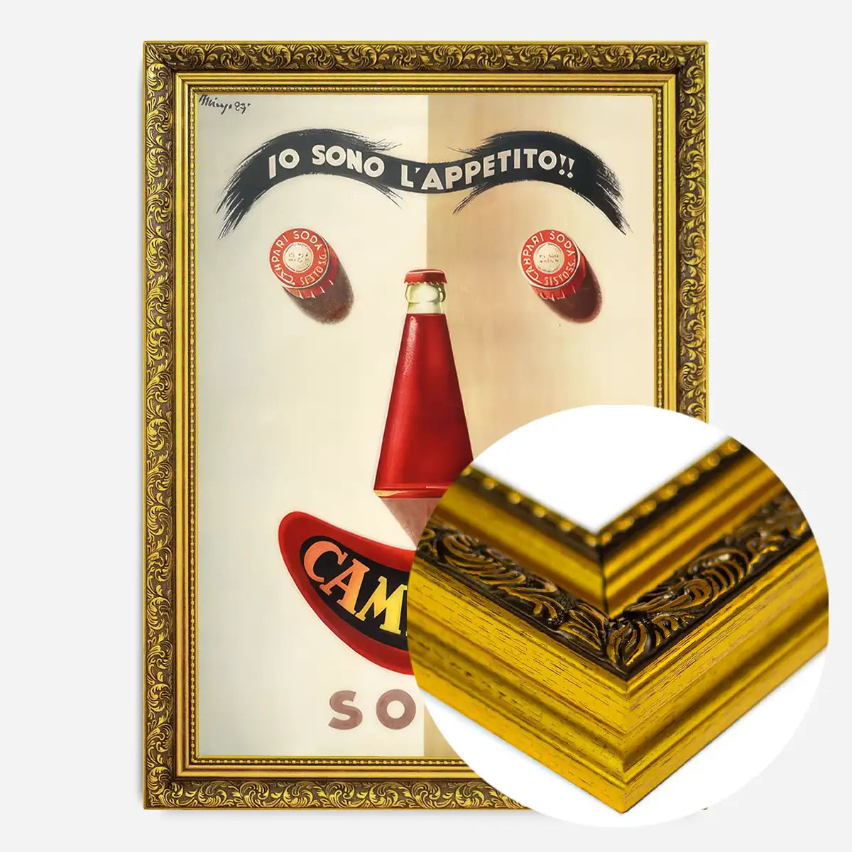 Campari Face Poster Print