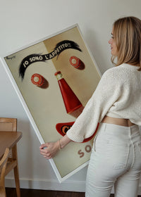 Campari Face Poster Print