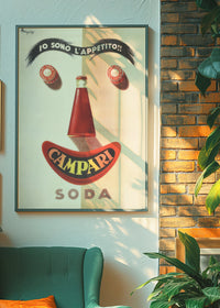 Campari Face Poster Print