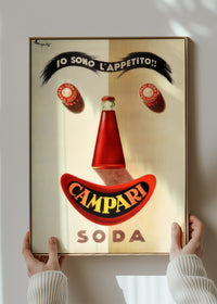 Campari Face Poster Print
