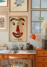 Campari Face Poster Print