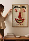 Campari Face Poster Print