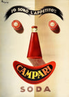 Campari Face Poster Print