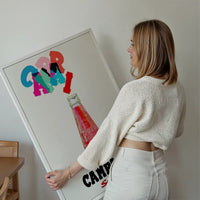 Campari Red Bottle Poster Print