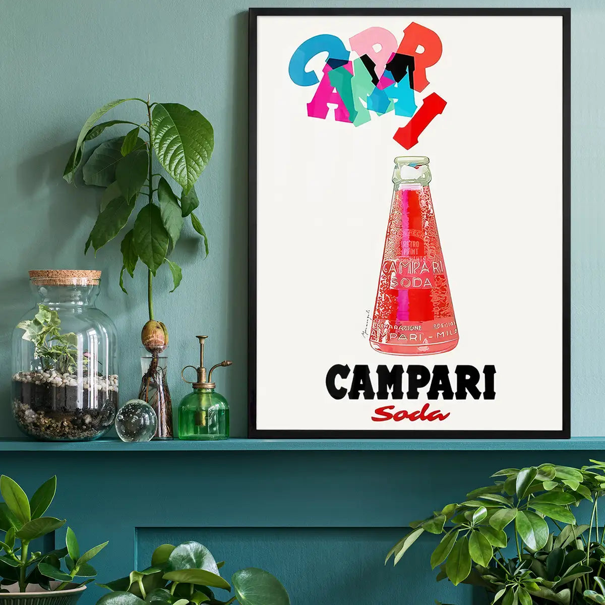 Campari Red Bottle Poster Print