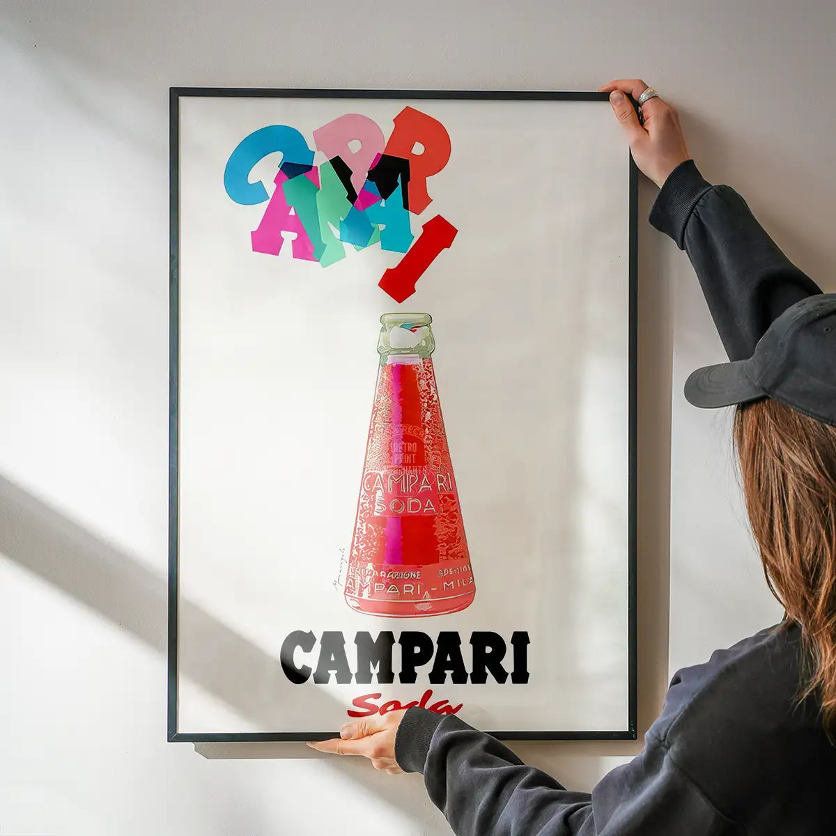 Campari Red Bottle Poster Print