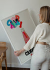 Campari Red Bottle Poster Print