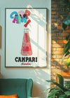 Campari Red Bottle Poster Print