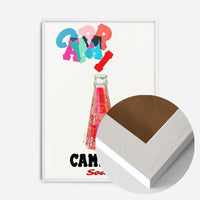 Campari Red Bottle Poster Print