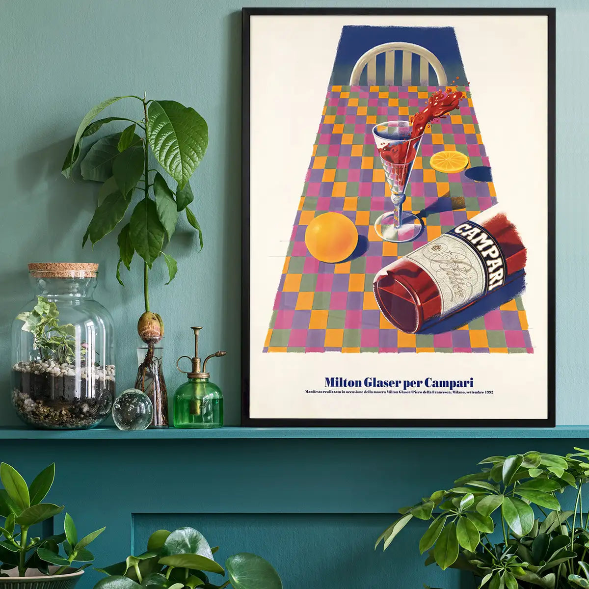 Campari Dining Table Poster Print