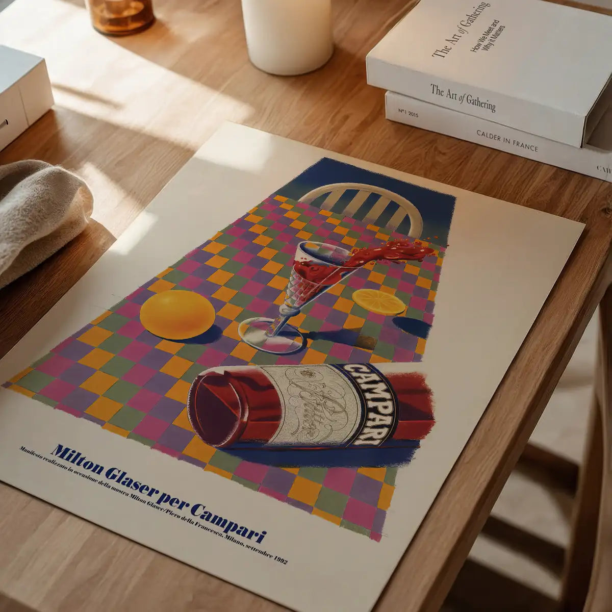 Campari Dining Table Poster Print