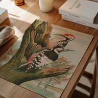 Whitebacked Woodpecker Vintage Bird Print by Johann Friedrich Naumann