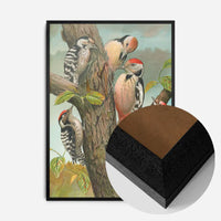 Spotted Woodpecker Vintage Bird Print by Johann Friedrich Naumann