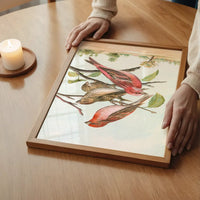 Common Rosefinch Vintage Bird Print by Johann Friedrich Naumann