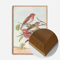 Common Rosefinch Vintage Bird Print by Johann Friedrich Naumann
