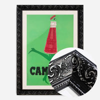 Green Vintage Campari Soda Graphic Design Alcohol Poster Print