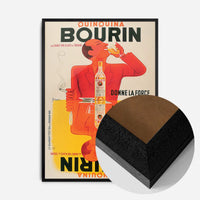 Vintage Bourin Alcohol Poster Print