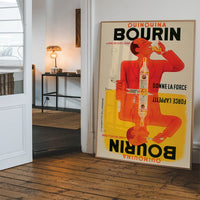 Vintage Bourin Alcohol Poster Print